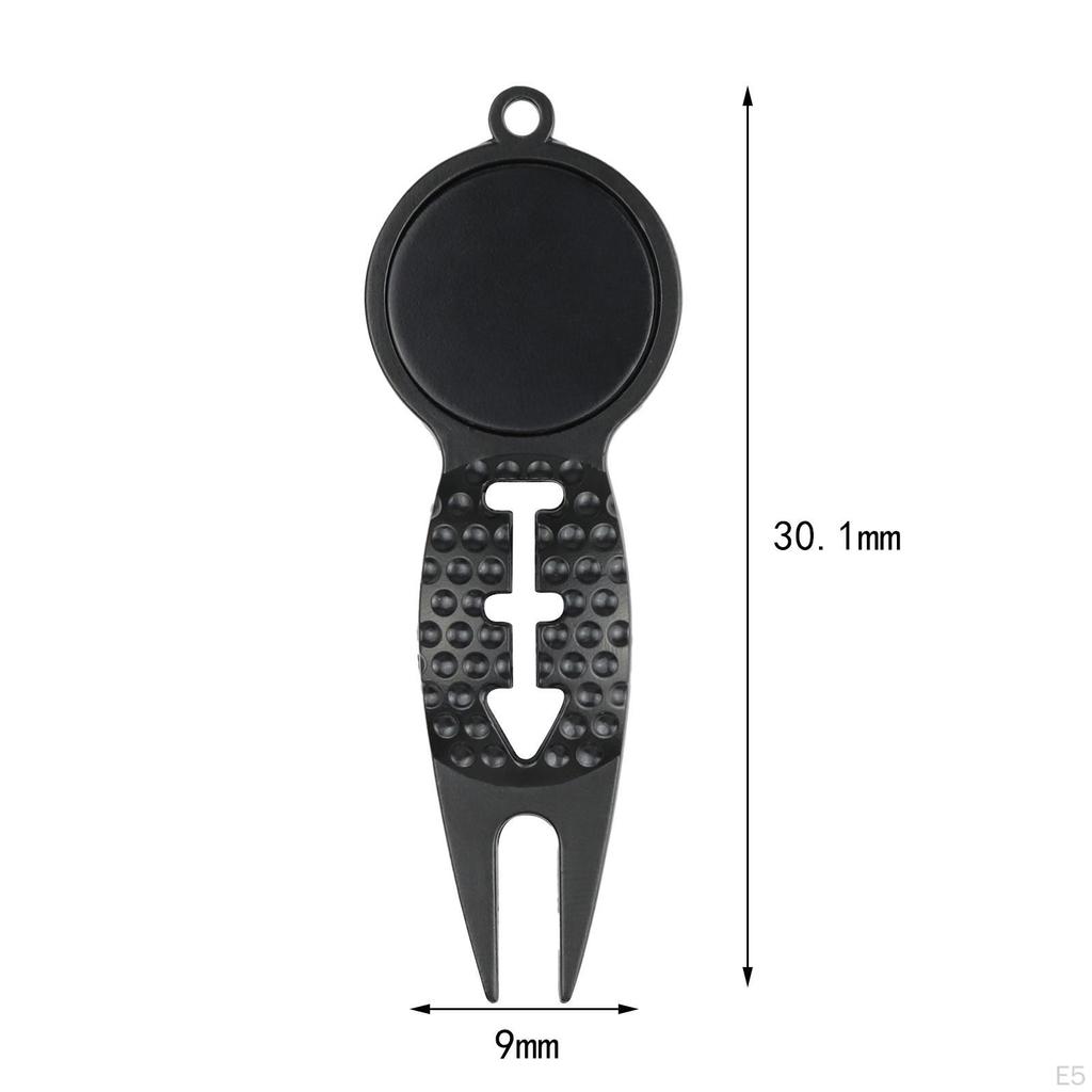 Golf Divot Repair Tool Gift for Men Women Durable Fork Green