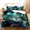 3D Genshin Impact Xiao Anime Bedding Set Duvet Cover Bed Set Quilt Cover Pillowcase Comforter King Queen Size Boys Adult Bedding