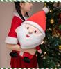 Plyšová bábika Santa Claus a sobovia Vianočná dekorácia Darček