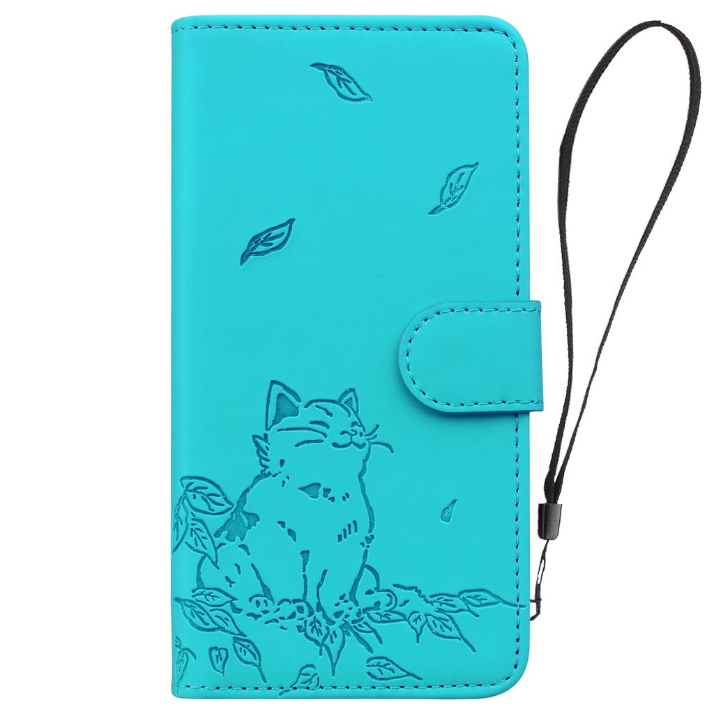 For Samsung Galaxy A16 5G/A16 4G Case Wallet Cat Pattern Imprinted Leather Phone Cover