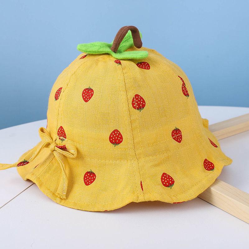 Baby Summer Sun Hat With Large Brim And Breathable Cotton For Toddler Girls And Boys