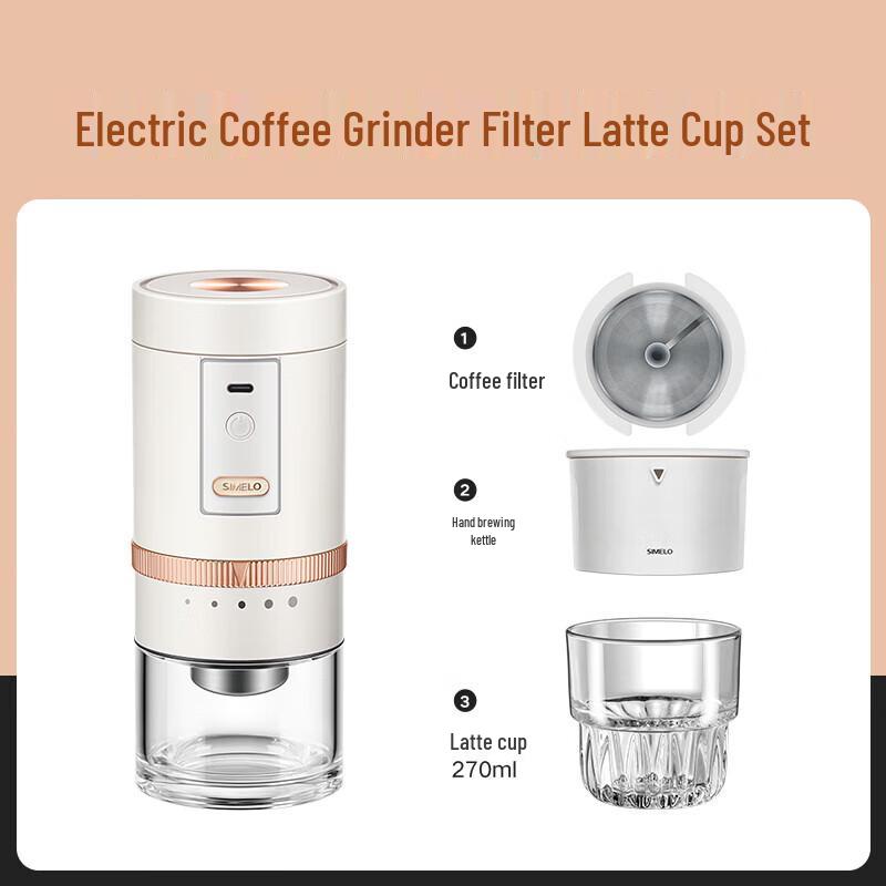SMEG Přenosný elektrický mlýnek na kávu