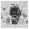 Casio G-SHOCK Seria G-UNIVERSE graffiti retro klasyczny mały kwadrat wodoodporny mechanizm kwarcowy pasek żywiczny Japoński i Koreański zegarek DW-5600GU-7PRG