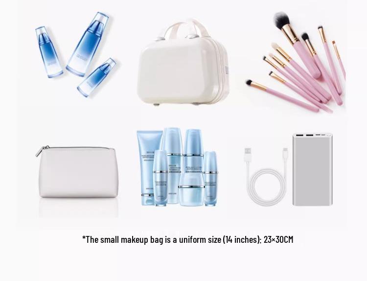 20-Inch Carry-On Suitcase with Universal Wheels, Rechargeable, for Men, Women, & Students