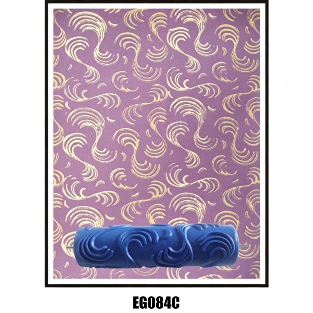 Reusable Patterned Paint Roller Texture Paint Tool Wall Painting Roller Cabinets Painting