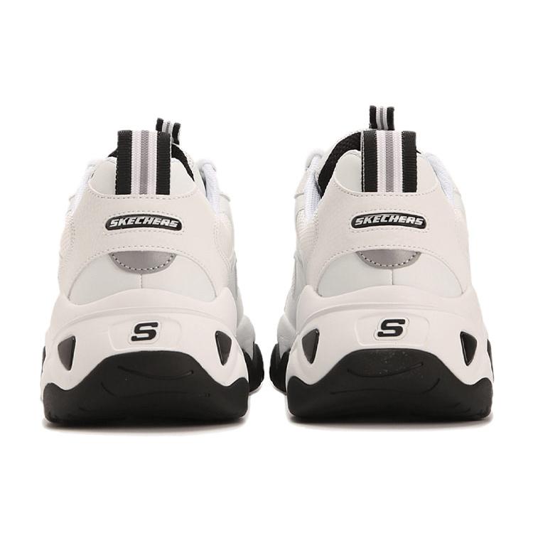 Skechers D'Lites Low Running Shoes White 237152-WHT