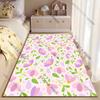 Colorful Floral Pattern Design Carpet Yoga Living Room Room Decor Children's Crawling Mat Doormat Area Rug Games Mat