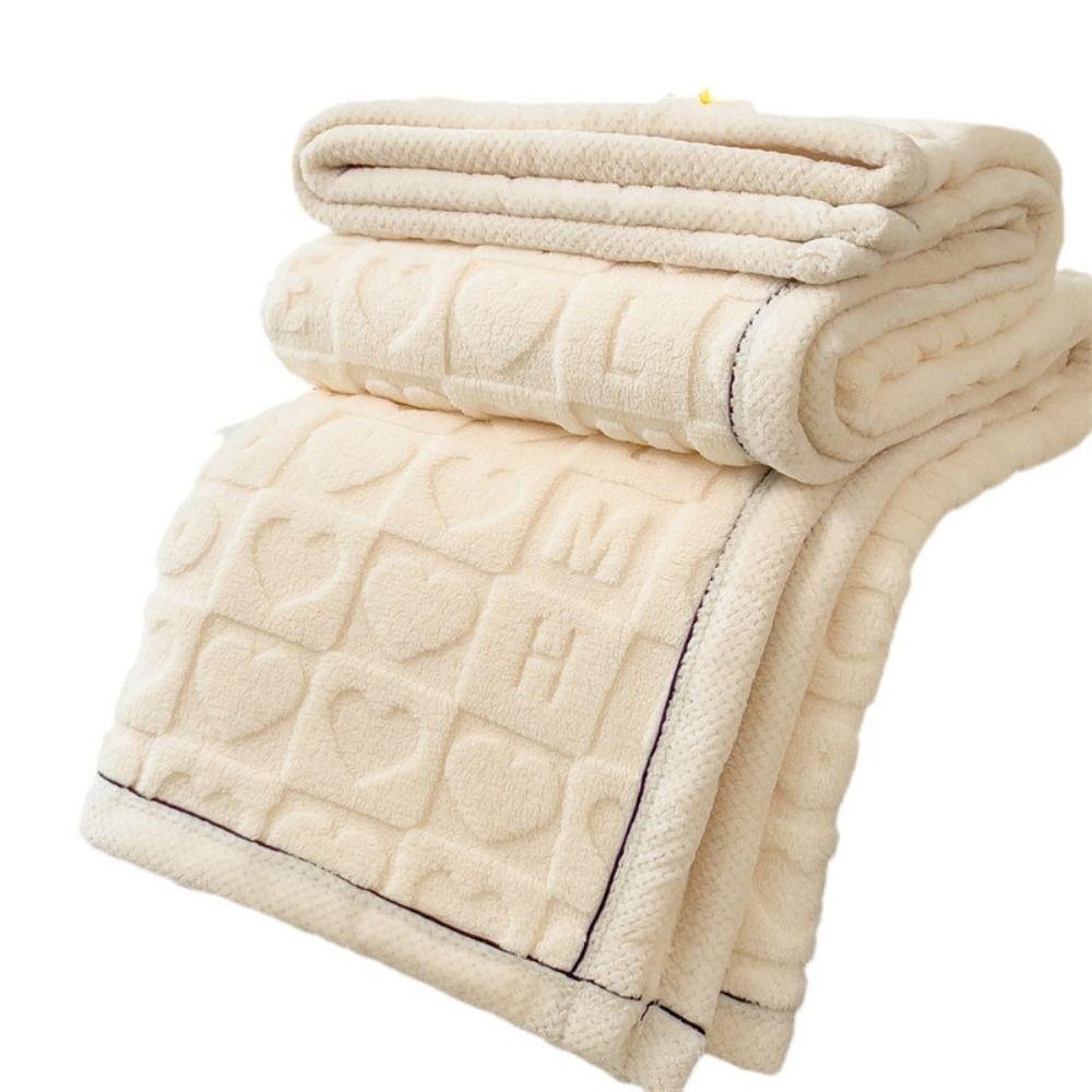 New Fleece Thick Lamb Blanket Double Sided Warm Warm Blanket Ultra Soft Breathable Throw Blanket Home Office