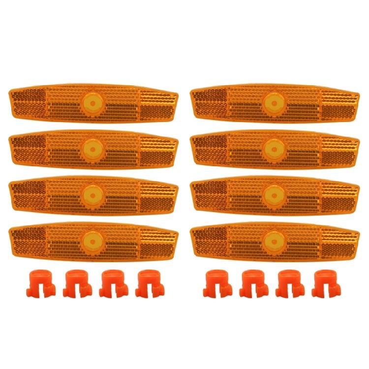 8Pcs Bike Reflectors Bike Wheel Reflectors Bicycle Spoke Reflector Bike Safety