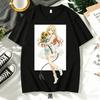 Anime Fashion Crew Neck T-shirt Printed with Marin Kitagawa from My Dress-Up Darling Women And Men Comfortable T-shirt