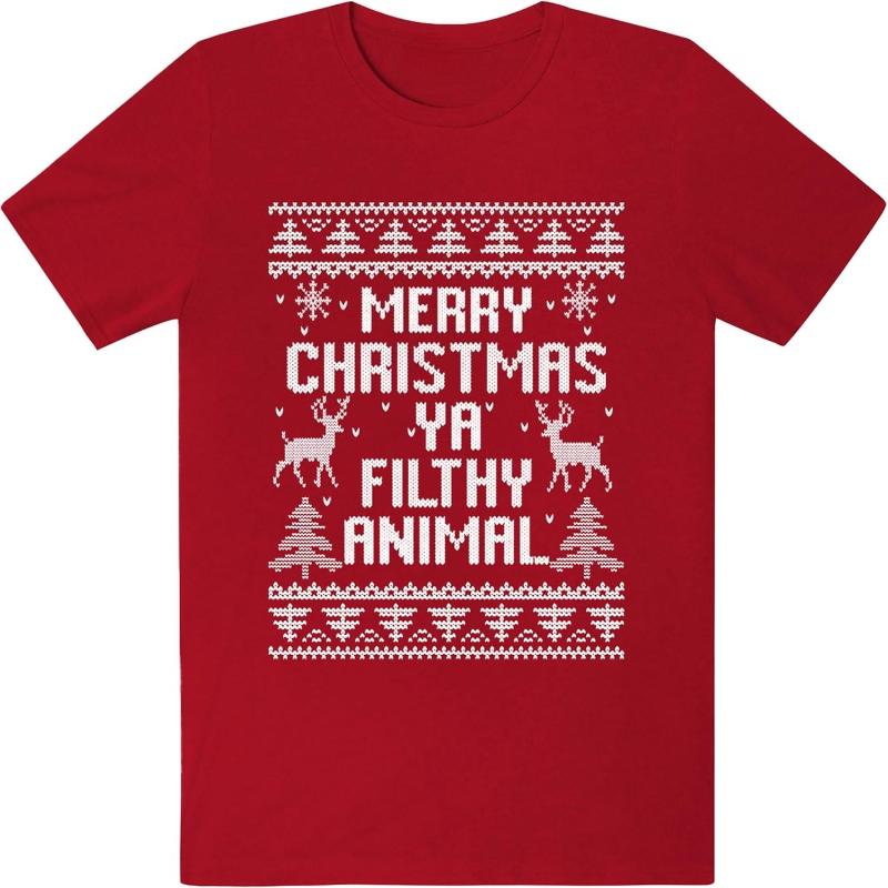Arvilhill Unisexs Funny Christmas Cotton TShirt Novelty Xmas Short Sleeve Crew Neck All Seasons Casual Comfortable Utdoors Tees