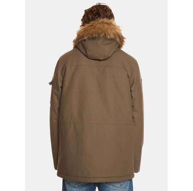 Winter Jacket Quiksilver Long Trip EQYJK03988, Brown, Standard Fit
