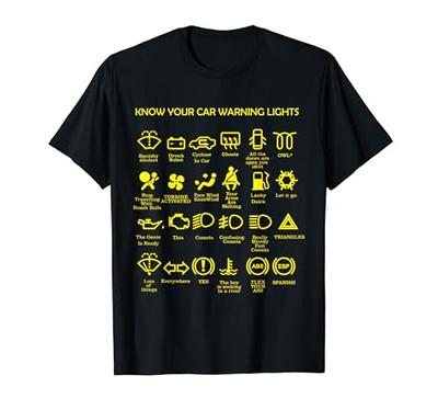 Car Warning Lights, Very Funny Driver T-Shirt