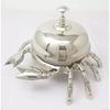 Antique Brass Reception Bell Crab Style Ornate Hotel Desk Bell Table Decor Gift