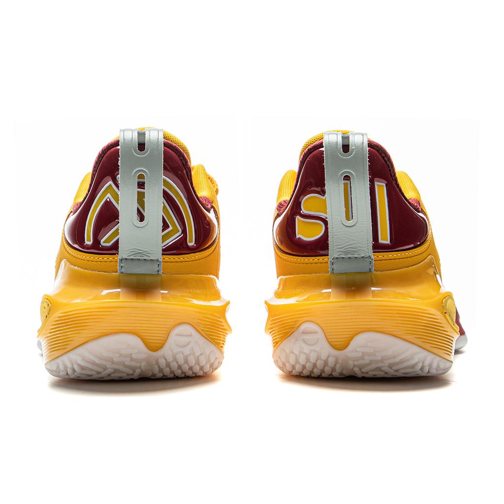 New LiNing Flash Strike 11 Supportive And Elastic Low Top Basketball Shoes Men's Yellow ABAU053-15