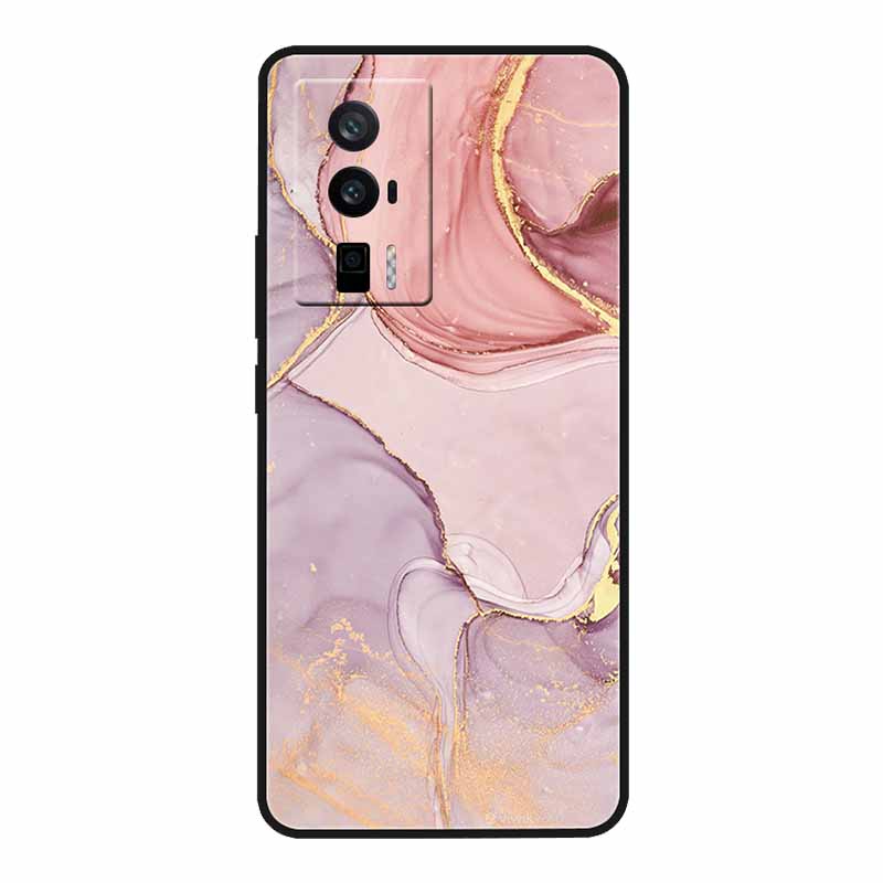 For Xiaomi Poco F5 Pro 5G Case Marble Painted Silicone Soft TPU Funda Cases For Poco F5 Pro 5G Cover Coque POCOF5Pro 2023 6.67"