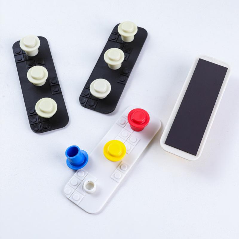 Nail Free Magnetic Hook Building Block Shaped Sticky Hook Wall Storage Rack Bedroom Wall Hanging for Key Whiteboard Refrigerator