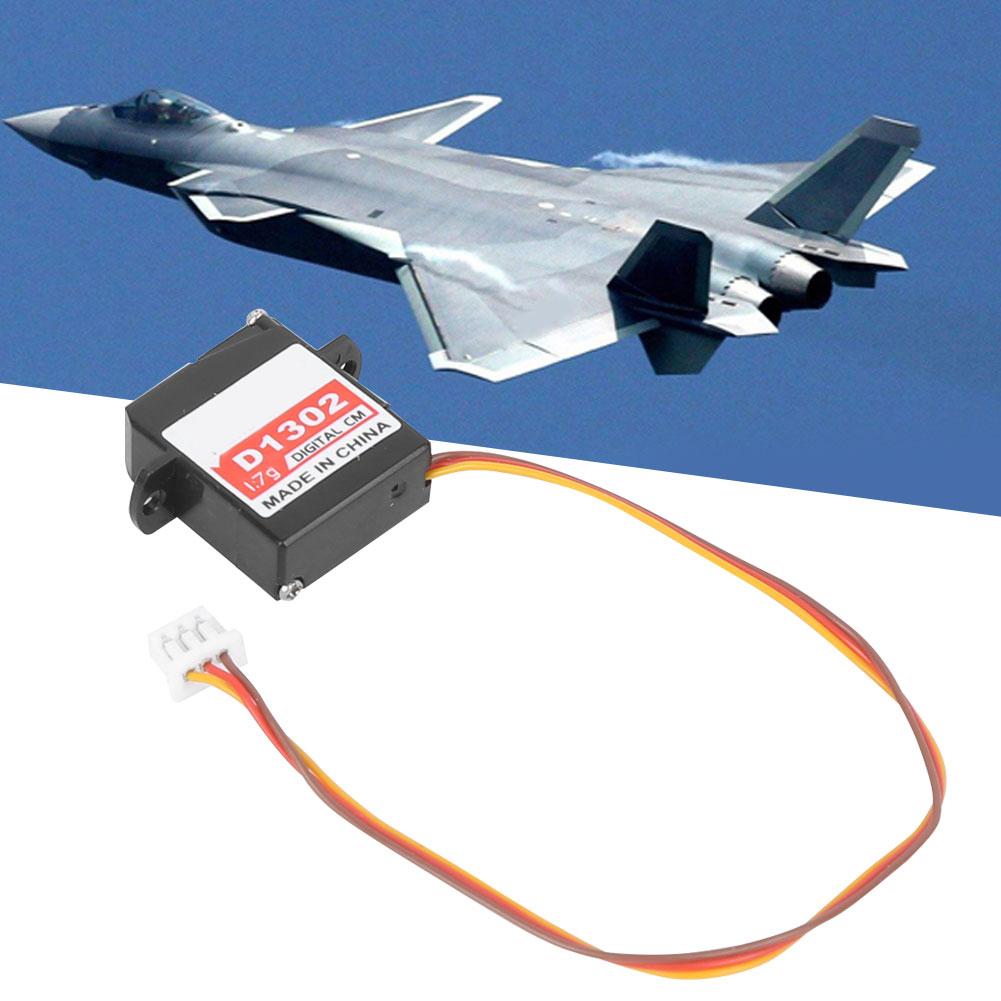 D1302 Micro Mini Digital Servo Spare Parts Accessory for Fixed Wing Aircraft ModelJS1.25 Plug