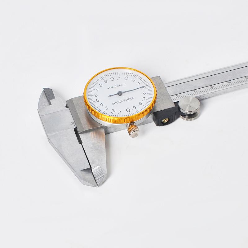 Metal Round Dial Caliper 0-150MM Pointer Watch Gauge