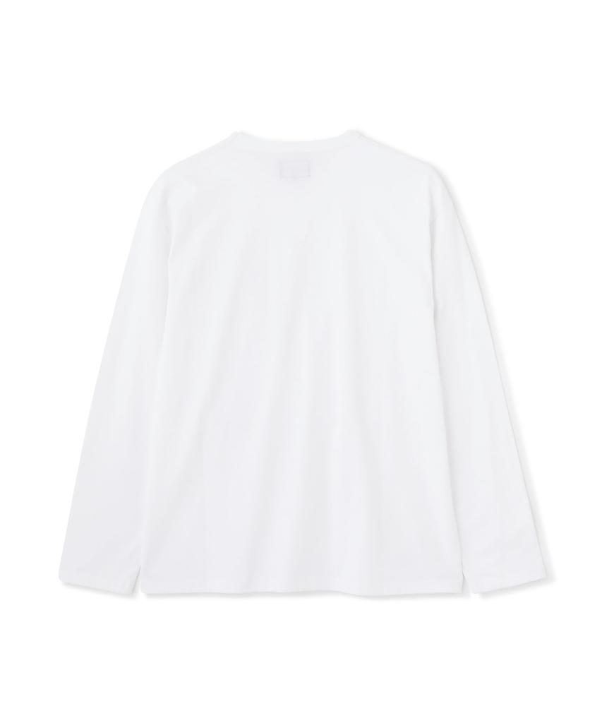 Schott DEER STUDS LS T-SHIRT BURST, Men's Deer Studs Pocket Long T-Shirt, Size 2XL, White, 782-5130002