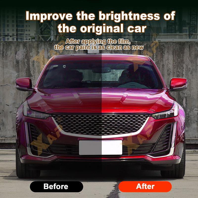 Cadillac CT5 TPU Scratch-Resistant Invisible Paint Protection Film