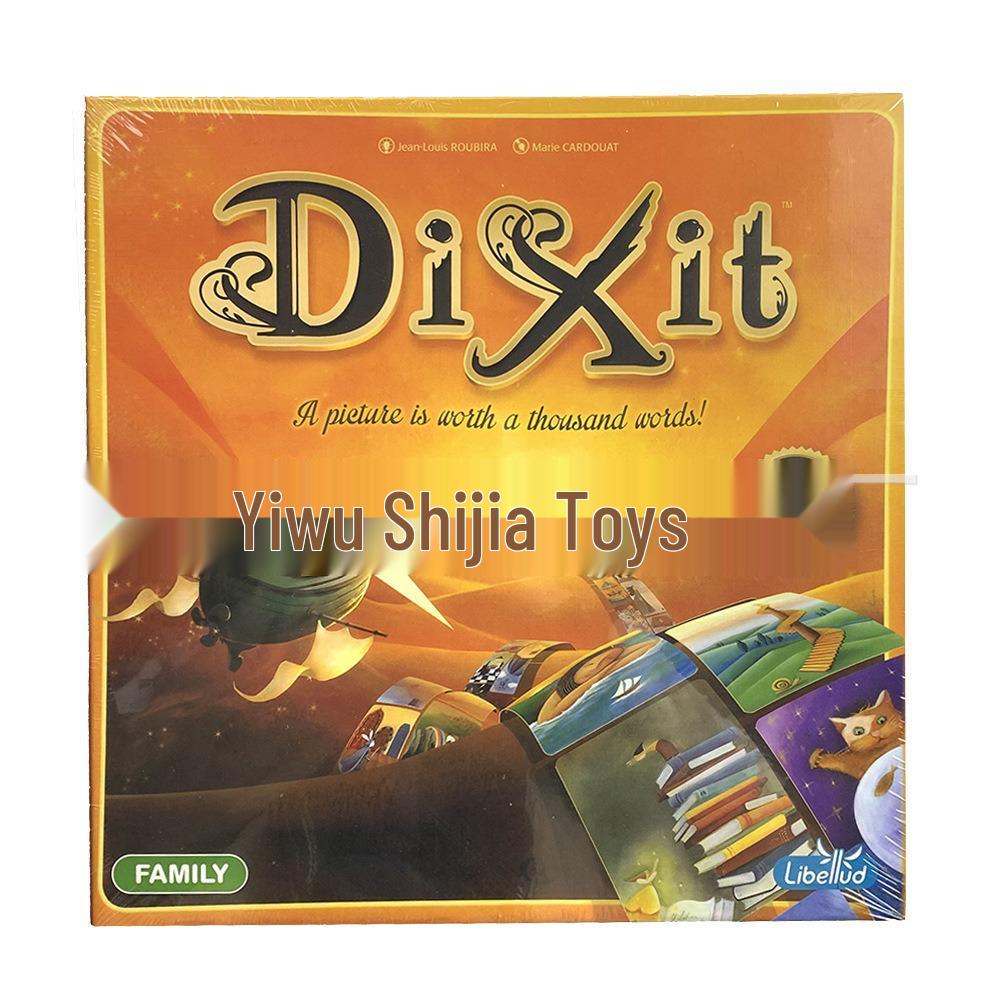Dixit Odyssey: Gioco di Società Strategico in Inglese con Frammenti di Parole e Tappetino di Gioco