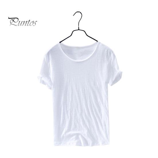 

Летняя мужская футболка с круглым вырезом, быстросохнущая, однотонная, с коротким рукавом, свободный свитер, повседневная уличная одежда, спортивный топ XL белый