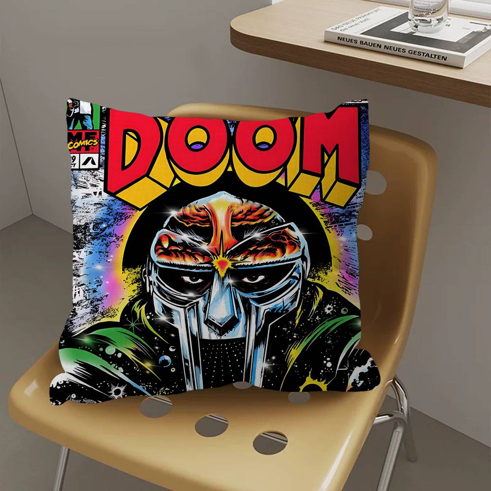 M-MF Doom Kissenbezug Kissenhülle Dekokissenbezug Bedruckter Kissenbezug für Sofa
