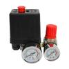 Air Compressor Pressure Switch Control Ball Valve Controller 0?180PSI with Gauge for Replacement