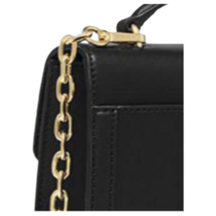 New MICHAEL KORS Cece Artificial Leather Box Bag, Shoulder Bag, Crossbody Bag, Handbag Trumpets Women's Black 35F2G0EC1O-001