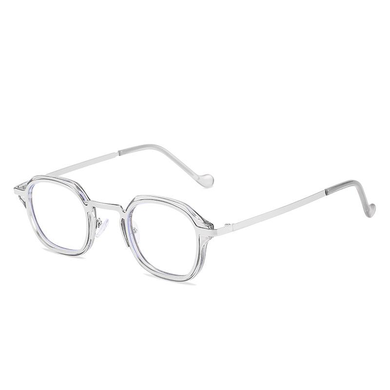 Blue Light Computer Glasses Men  Metal Round Frame Myopia Glasses Women Vintage Optical Nearsighted Eyeglasses 0 To -600