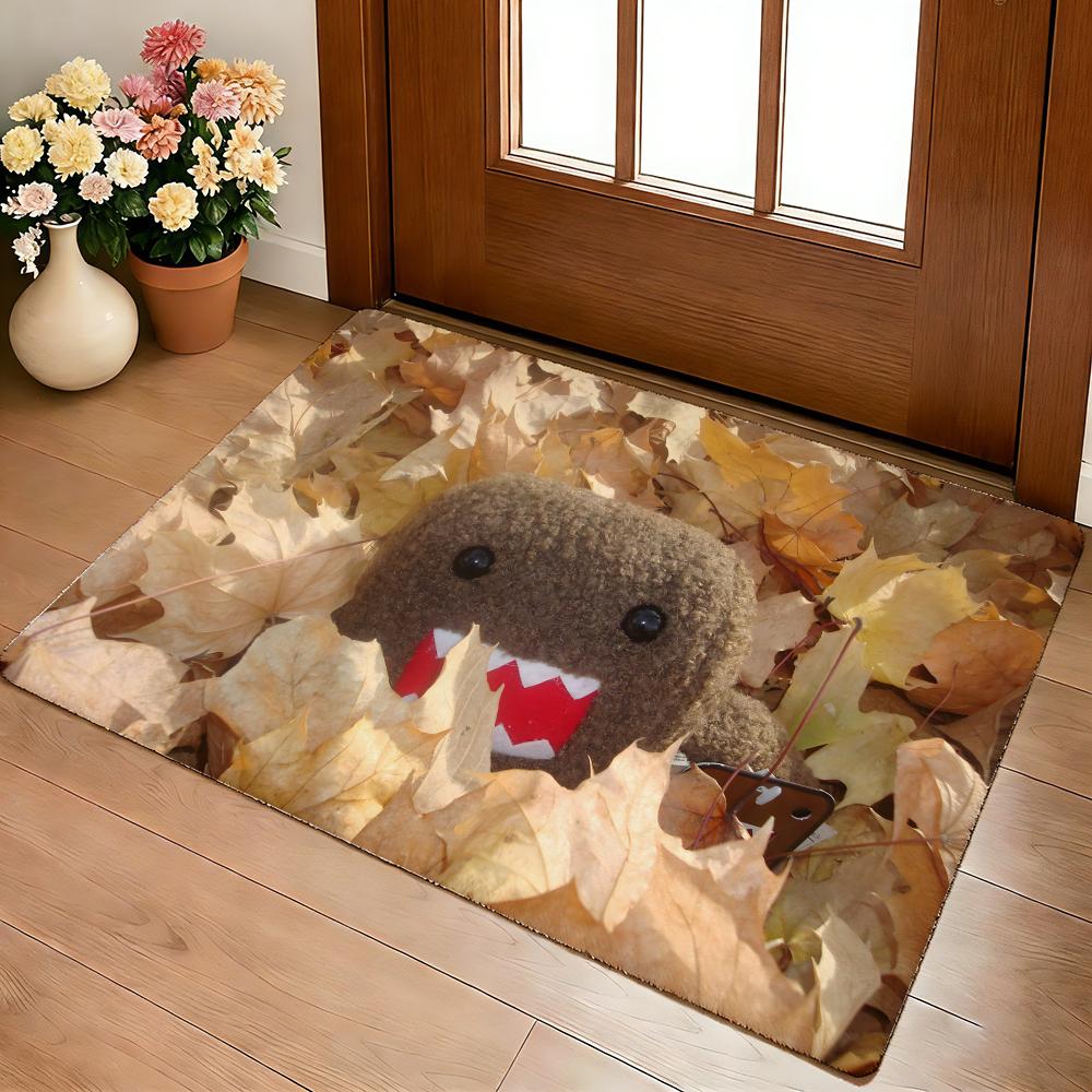 D-Domo-kun Japan Floor Mat Cozy Flannel Soft Thick Non-Slip Mat For Living Room Bedroom Kitchen Decor Rugs