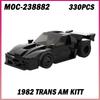 330PCS MOC-238882 Supercar Technical City Racing Car Hypercar Model Building Blocks Sportscar Vehicle Bricks Toys Children Gifts