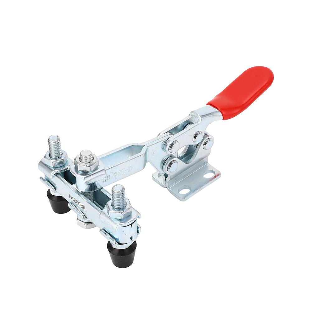 Quick Release Horizontal Clamp High Carbon Steel Dual Heads Hold Down Toggle Clamp