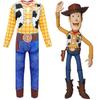 Colorful Toy Story 4 Woody Cosplay Costume For Kids Featuring Long Sleeves Jumpsuit