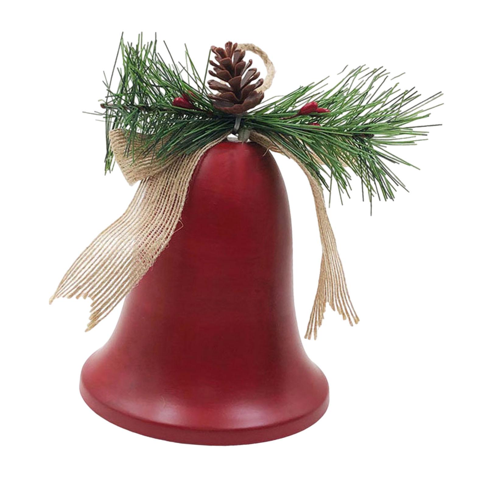 

Christmas Bell Hanging Ornament Xmas Decor Iron Art Christmas Decoration for Anniversary Wreath Garland Celebration Malls