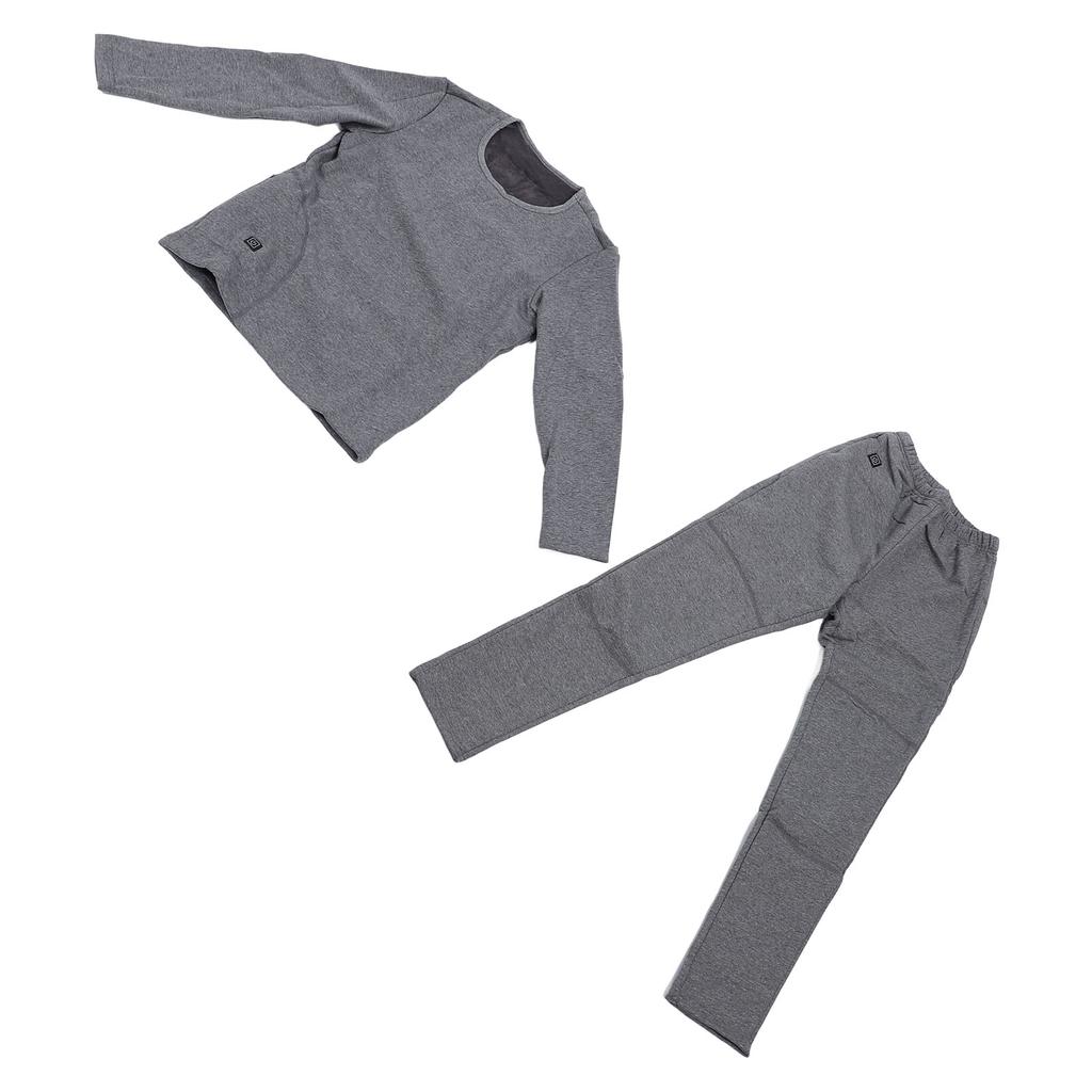 5V Elektrisch Beheiztes Thermounterwäsche-Set 3 Stufen Winter Outdoor-Sportarten Beheiztes Hemd Hose für