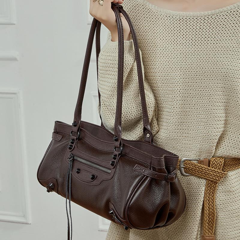 Nieten Tasche, Unterarm Baguette Tasche, Punk Motorrad Tasche