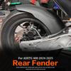 For SYM ADXTG400 ADXTG 400 2024 2025 Motorcycle Rear Fender Mudguard Wheel Fender Cover Hugger Splash Guard ABS Plastic