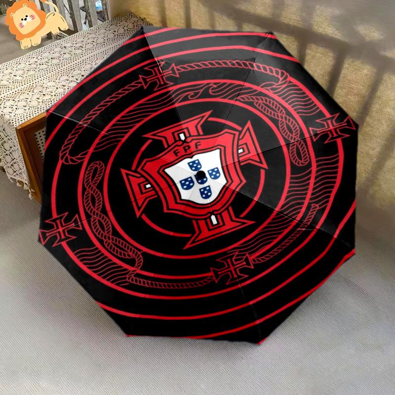 Portuguese Heritage Emblem Folding umbrella Umbrella durable light Sun umbrella travel