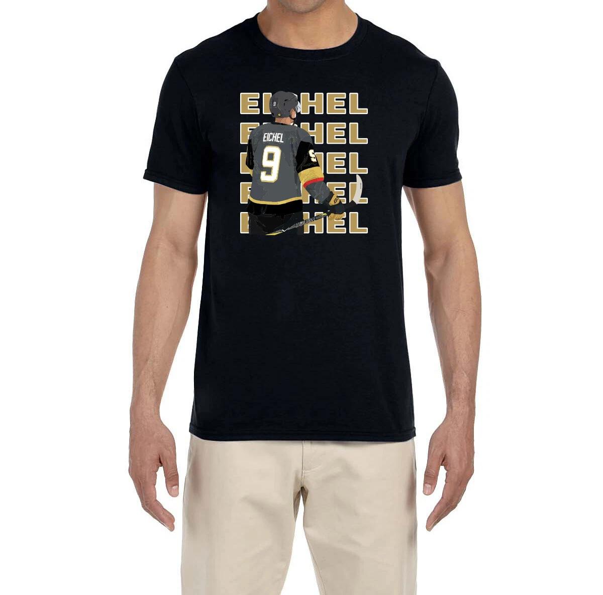 Vegas Golden Knights Jake Eichel Text Pic T-Shirt XS
