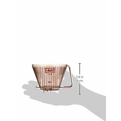 Melitta Coffee Dripper with Measuring Spoon and Graduated Measuring Spoon, 2-4 Cup Capacity, Brown, Aroma Filter Series, AF-M1 X 2