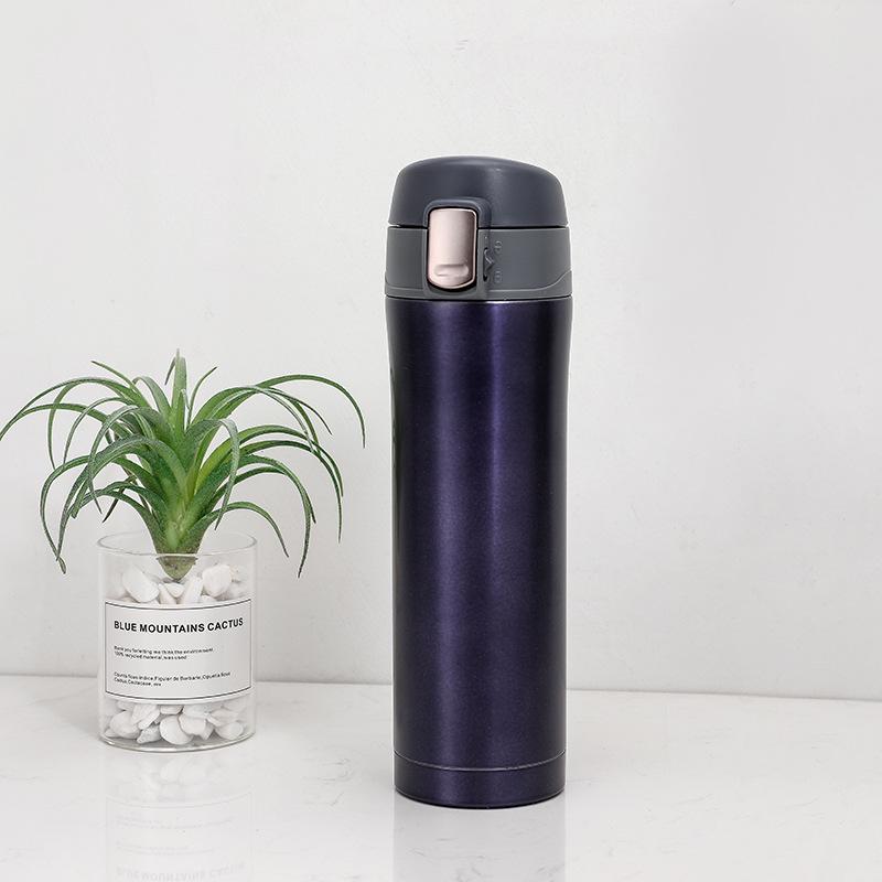 4 barvy Domácí kuchyně Vakuové termosky 500ml /350ml Nerezová ocel Izolovaný termoska Šálek na kávu Cestovní láhev na pití