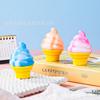 Maltose Two-Color Ice Cream Ice Cream, Kneading Music Explosion Decompression Cone, Small Toy Yiwu
