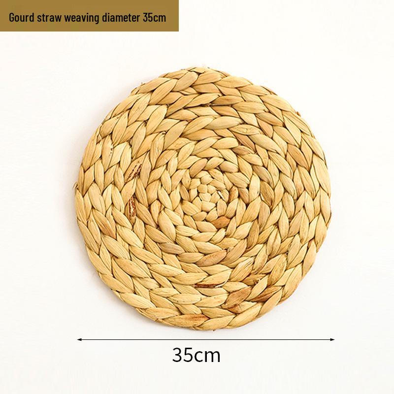 Wabi-Sabi Rattan Wall Hanging for Living Room, Bedroom, or Entryway
