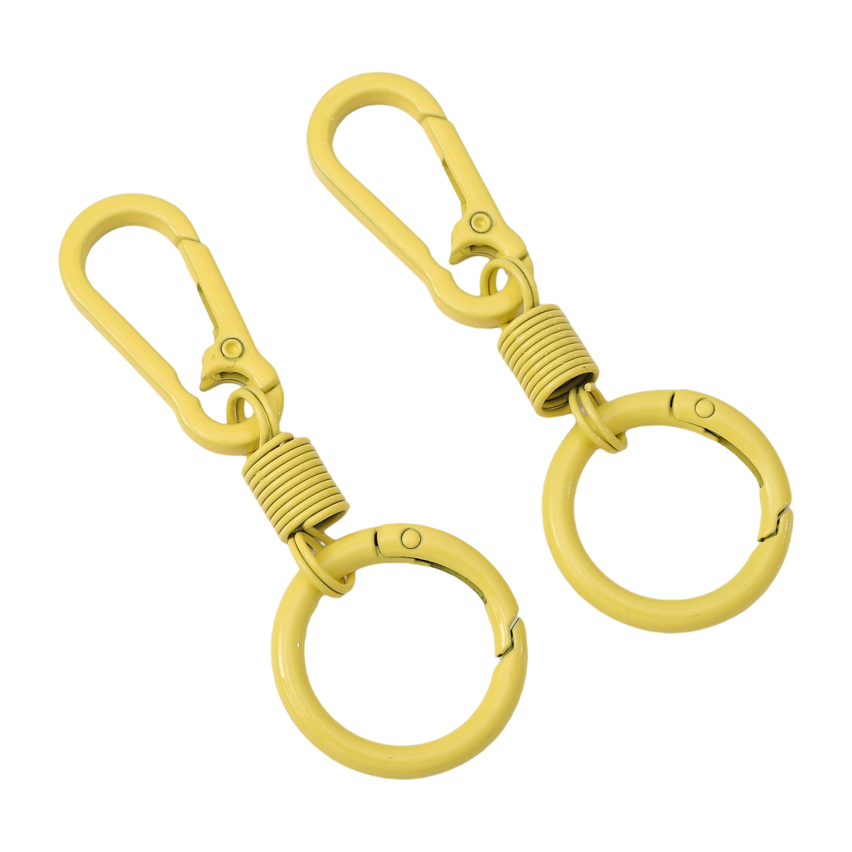 

Alloy Keychain Pendant Set Key Chain For DIY Keys Wallets Decorations жёлтый