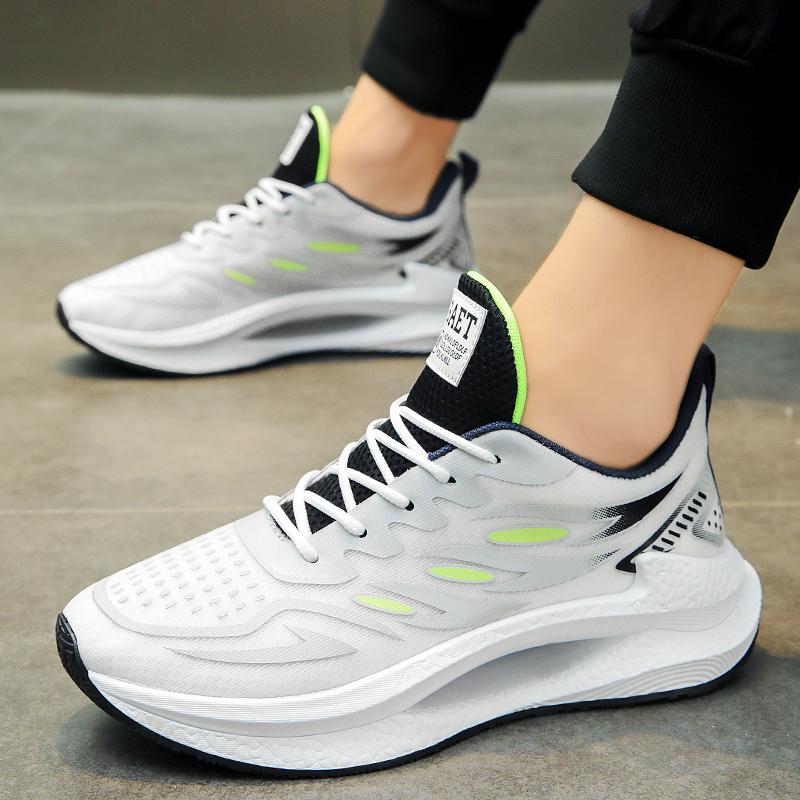 Men's Breathable Sports Shoes Spring New Mesh Casual Fashi Versatile Trendy Men's Shoes Summer Running Shoes Suitable for Outdoor Sports