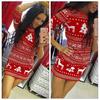 Luxurious Women Long Sleeve Knitted Sweater Sweatshirt Pullover Mini Jumper Dress