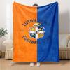 Coperta in Flanella con Stampa Luton Town FC Alta Qualità Calda Confortevole Coperta per Tutte le Stagioni Perfetta per Regali Decorazione per la Casa