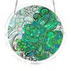 Acrylic Jigsaw Puzzle Suncatcher 83 Pcs DIY Puzzles Craft Kit for Adults Colorful Window Hanging Ornament for Women Men Home Garden Decor